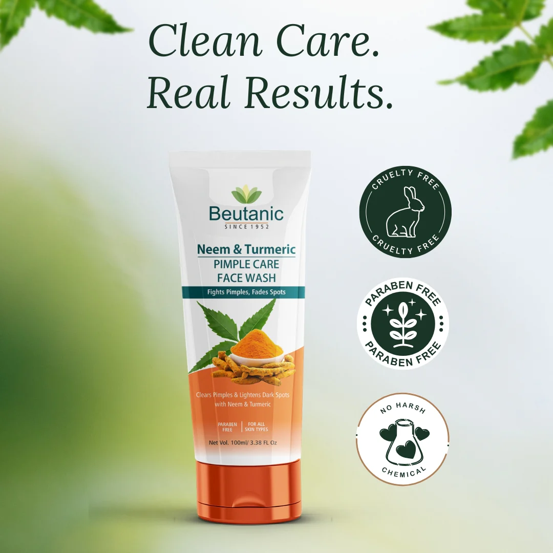 Beutanic Neem & Turmeric Pimple Clear Facewash - Image 3