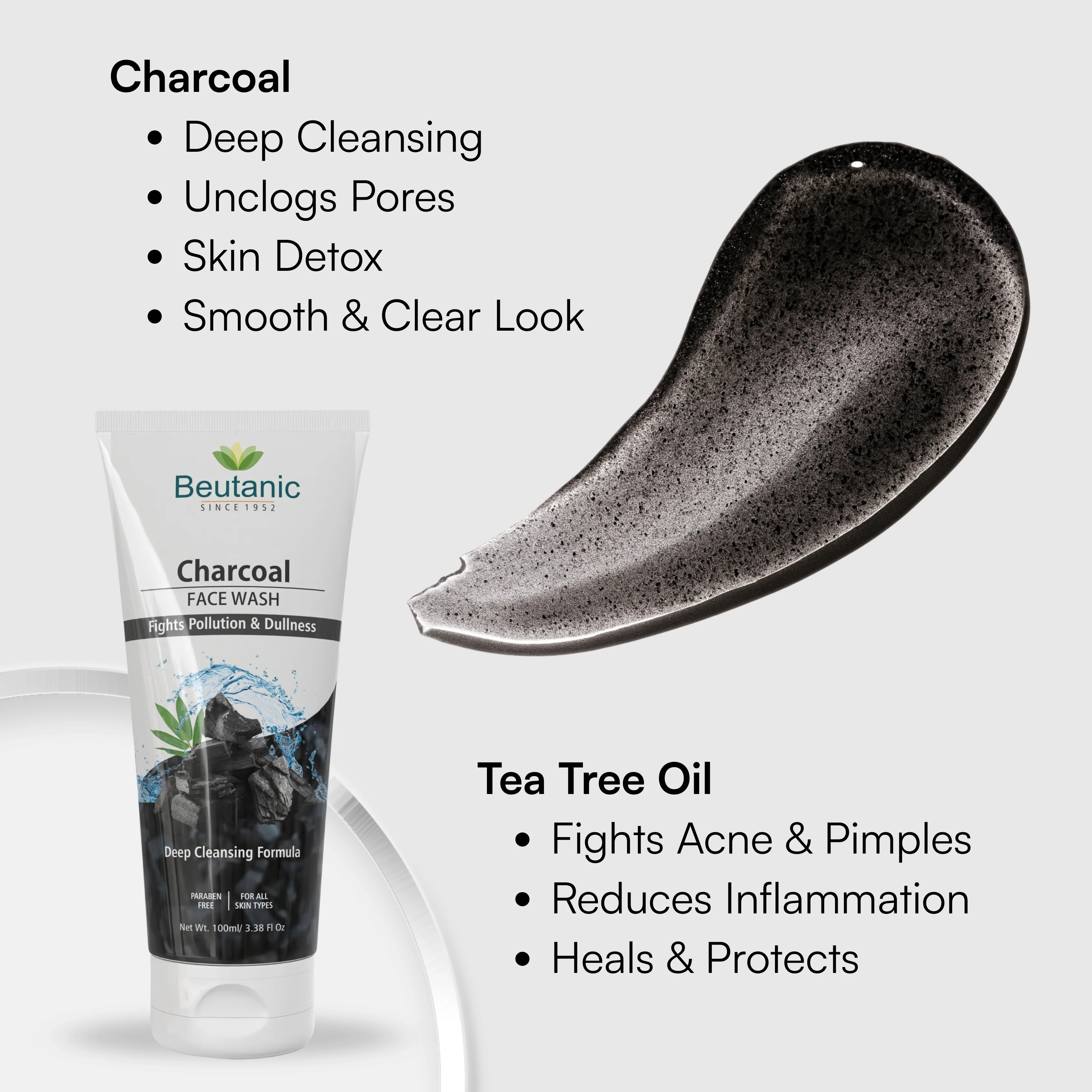 Charcoal Face Wash Fights Pollution & Dullness - Image 3