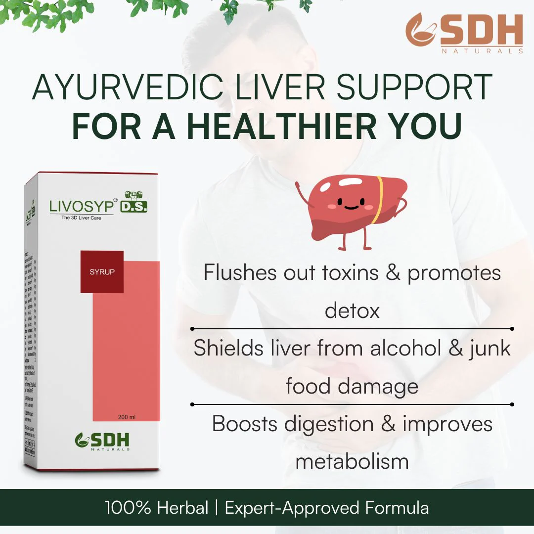 Livosyp DS Syrup – Ayurvedic Liver Support Syrup | Herbal Blend for Liver Detox, Digestion & Metabolism | Helps Maintain Liver Health & Bile Flow | Supports Metabolism & Toxin Elimination | Enriched with Punarnava, Haridra, Ajwain, Pippali & Kutki | - Image 3