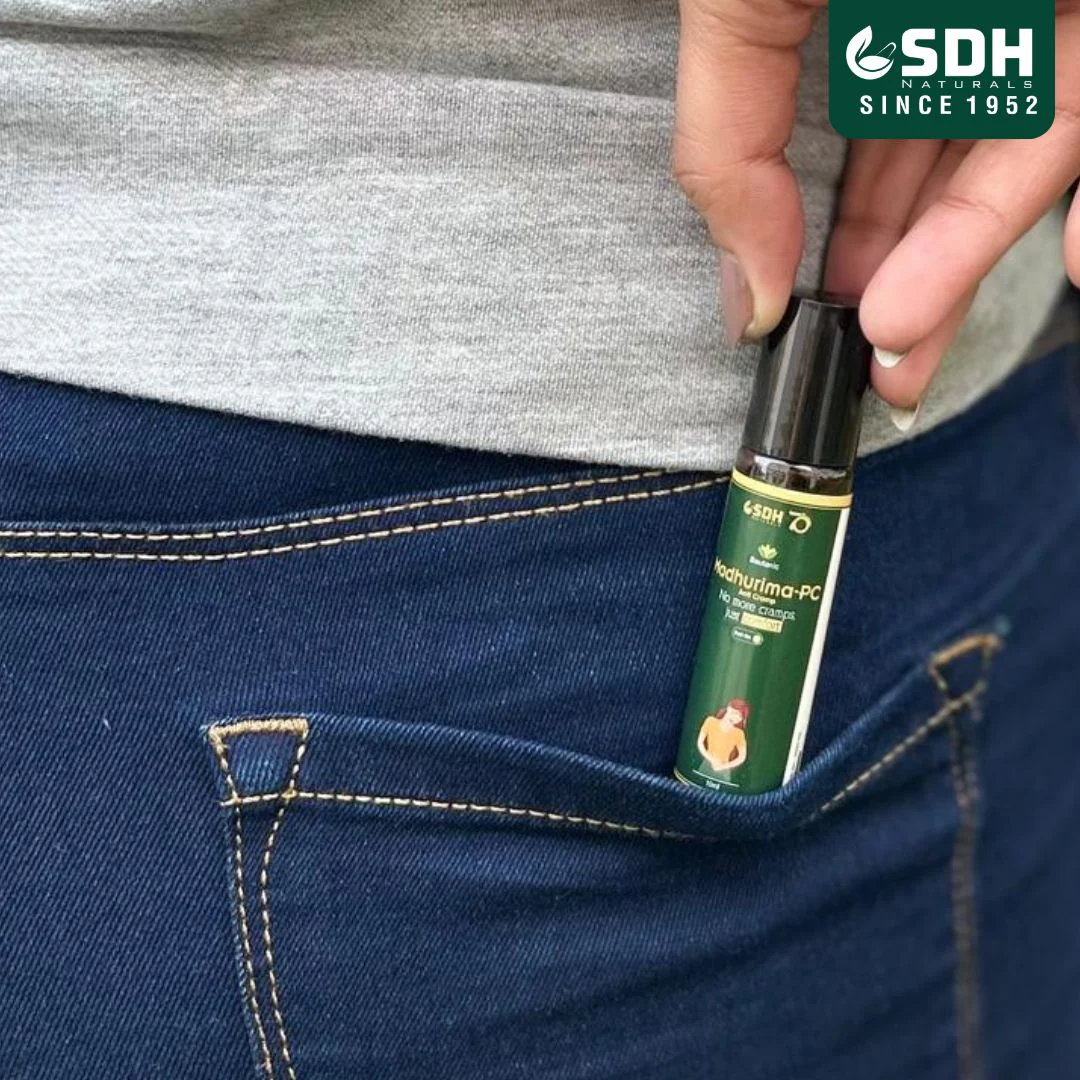 Madhurima-PC Safe Relief from Period Pain Relief Roll-On | Menstrual Cramp Natural Herbal Formula | 10ml | Pack of 2 - Image 6