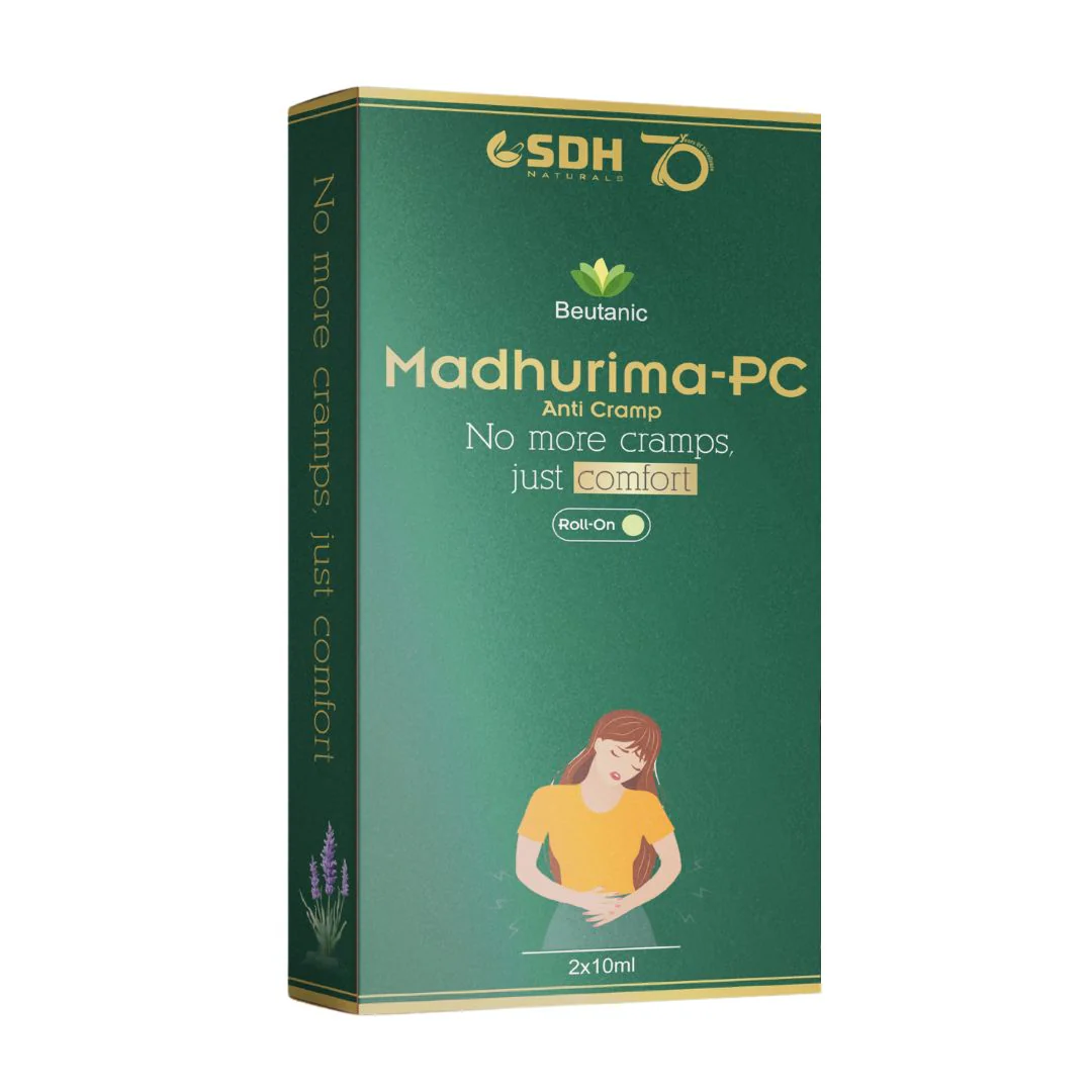 Madhurima-PC Safe Relief from Period Pain Relief Roll-On | Menstrual Cramp Natural Herbal Formula | 10ml | Pack of 2 - Image 8