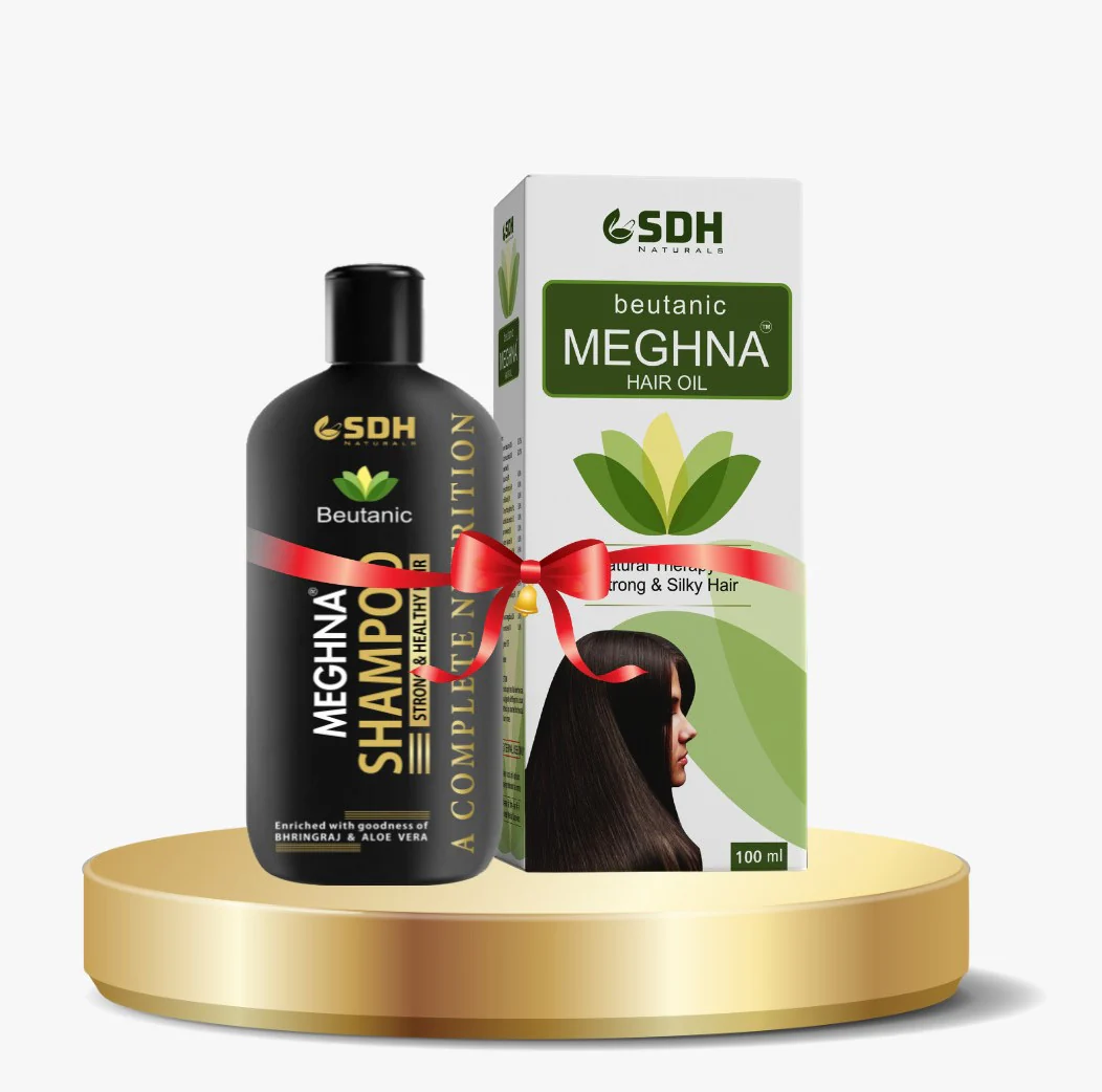 Meghna Shampoo & Meghna Hair Oil Combo Pack For Holi - Image 9