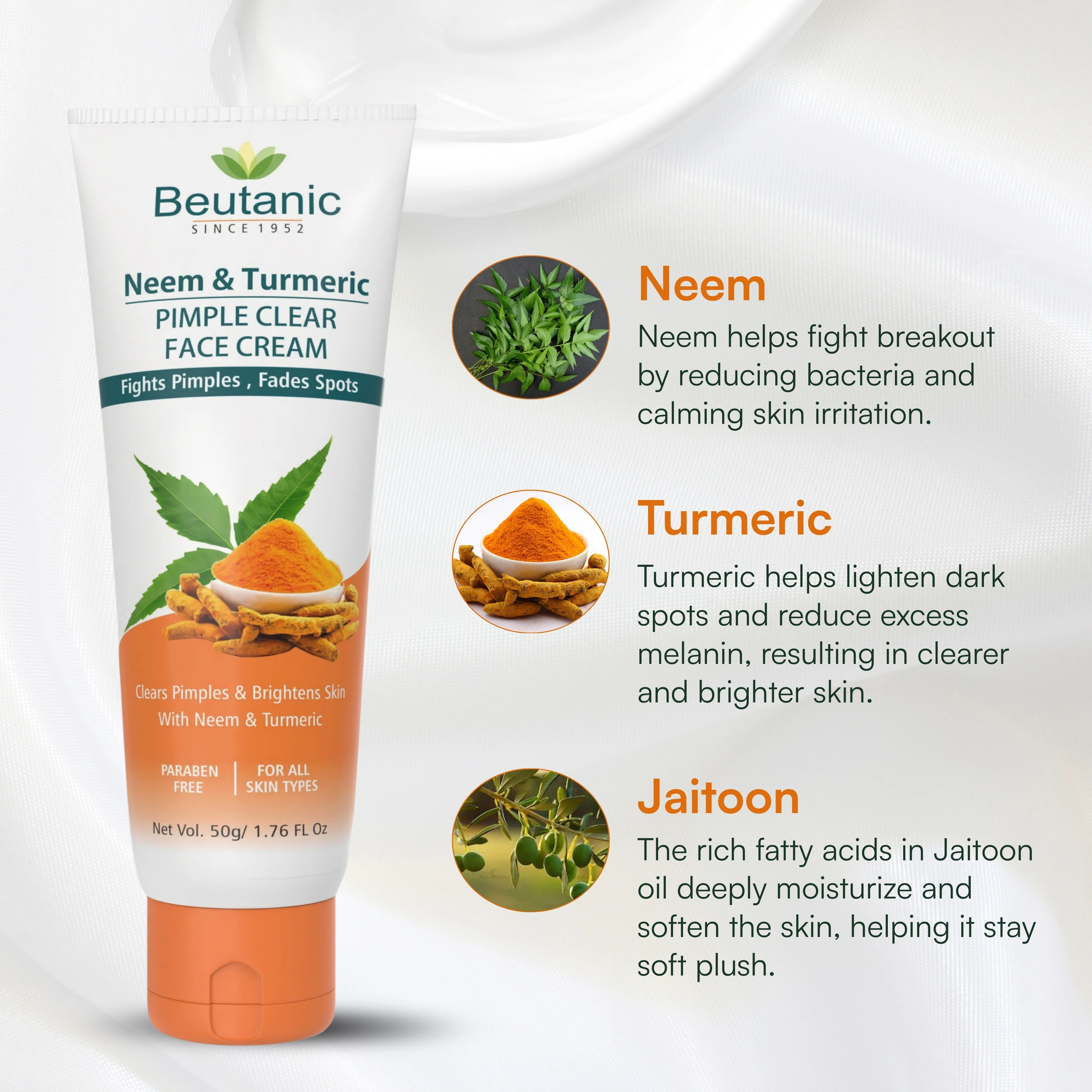 Neem & Turmeric Pimple clear face cream - Image 3