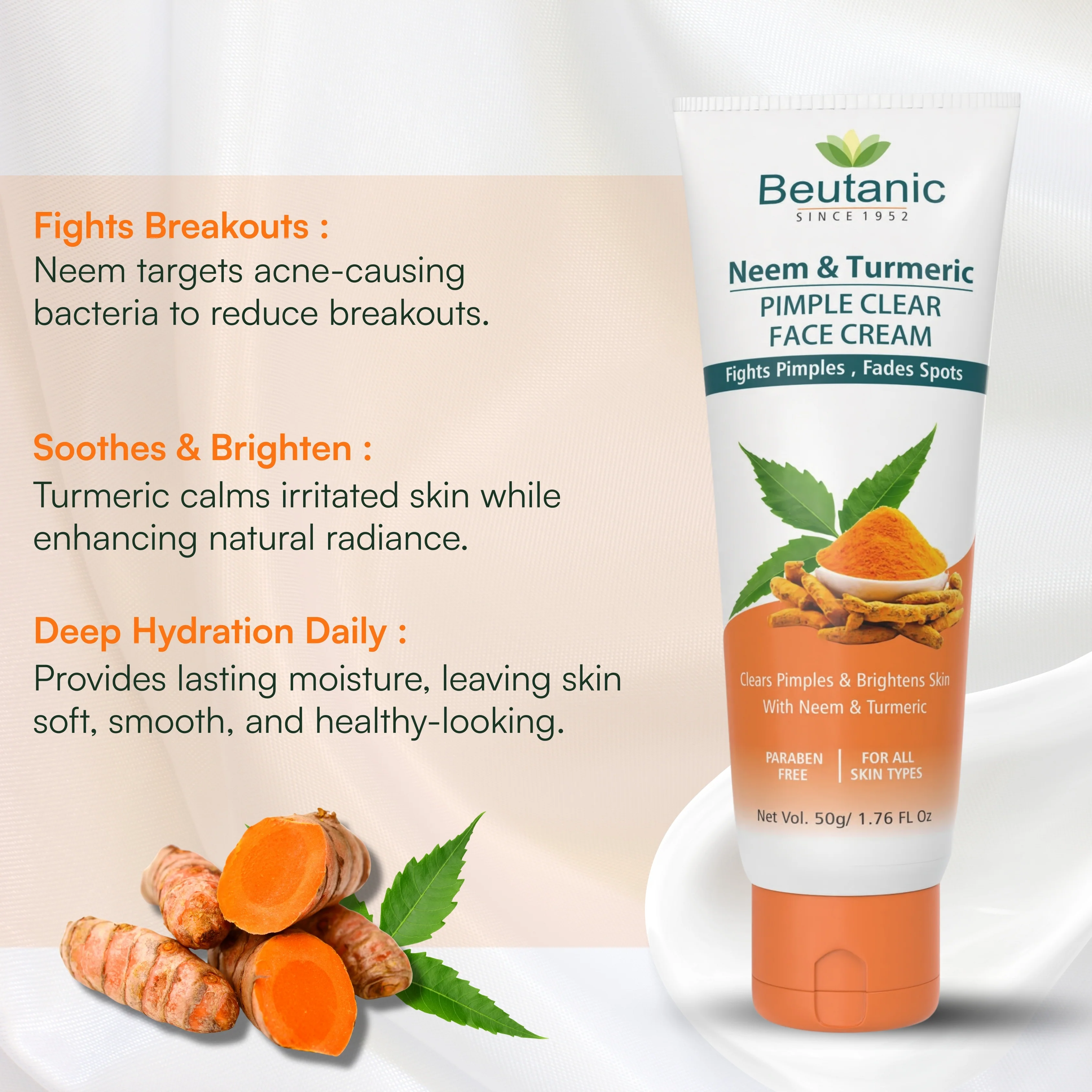 Neem & Turmeric Pimple clear face cream - Image 4