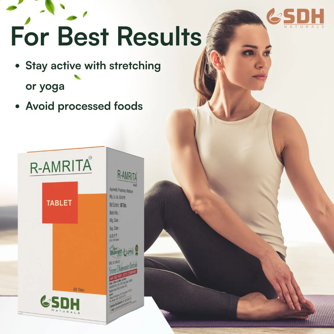 R-Amrita Tablets | Ayurvedic Joint & Mobility Support | With Guggulu, Shallaki, Shunthi & Haridra - Image 5