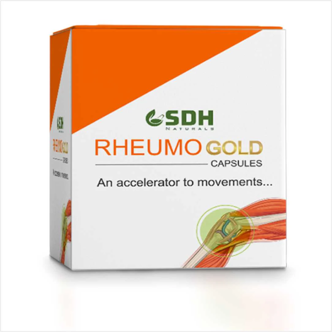 Rheumo Gold Capsules | Ayurvedic Joint & Muscle Support | With Shallaki, Shuddh Kuchla, Ashwagandha Ghan & Shigru Ghan - Image 6