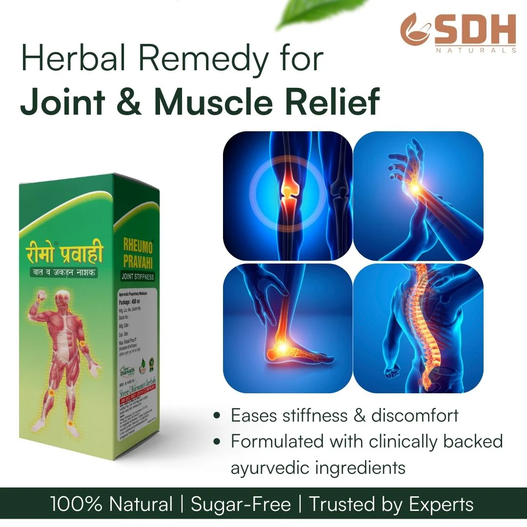 Rheumo Pravahi – Ayurvedic Joint & Muscle Support | Helps Relieve Stiffness, Muscle Soreness & Joint Discomfort | Enriched with Rasna, Erand, Shunthi & Nirgundi - Image 3