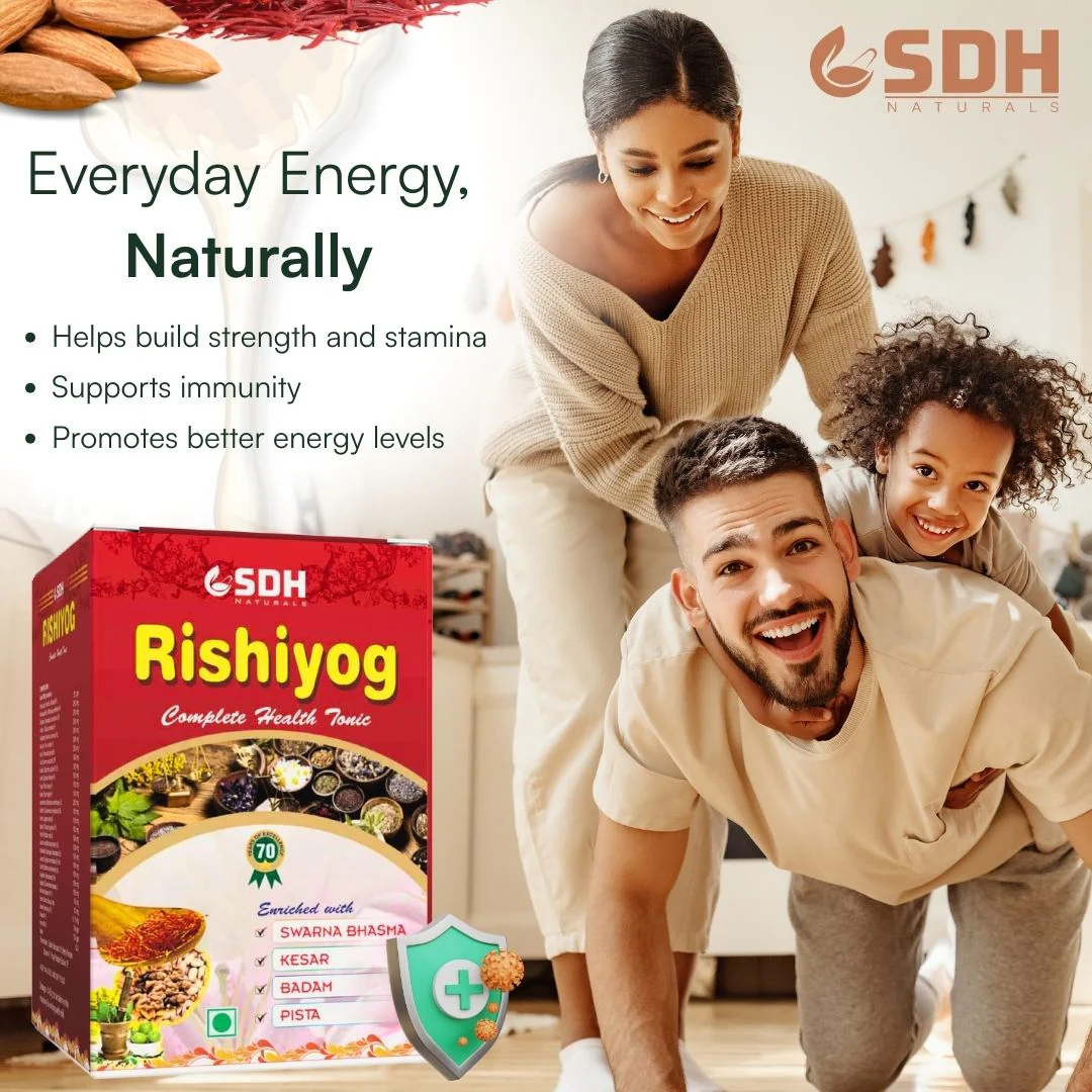 Rishiyog | Ayurvedic Wellness Supplement with Ashwagandha, Shatavari, Gokhru & Tulsi - Image 3