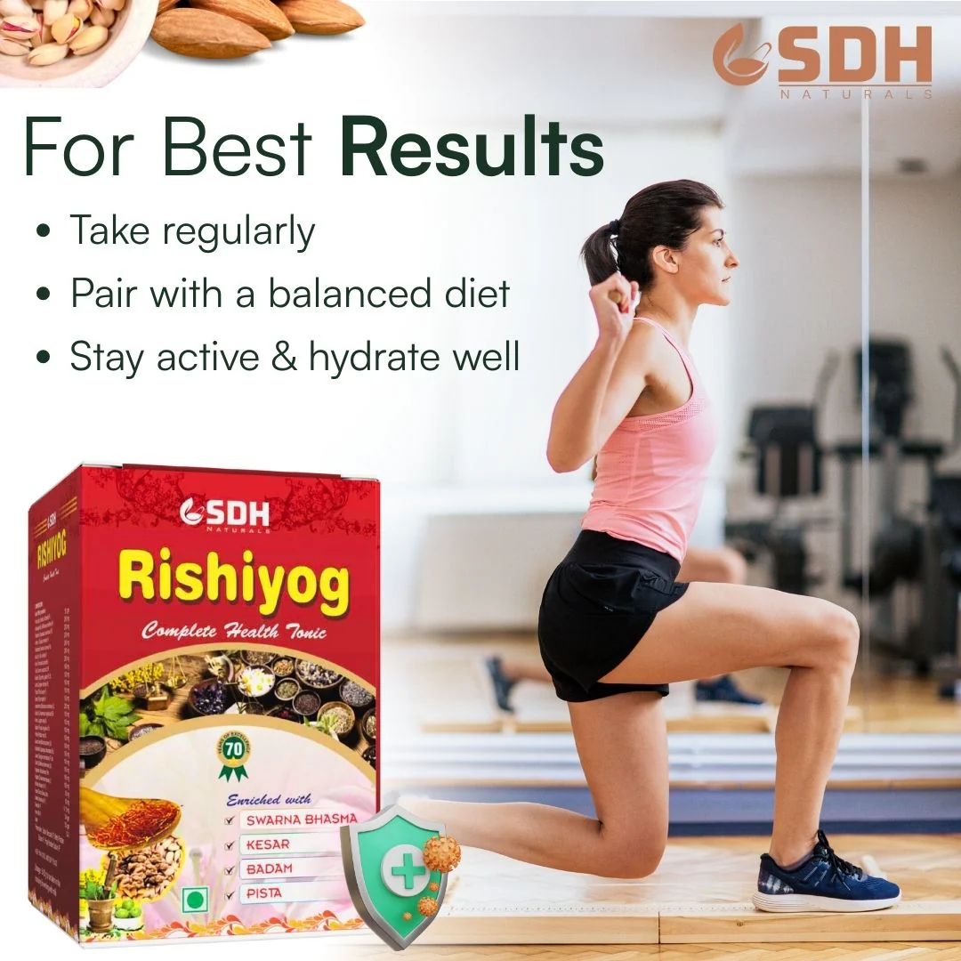 Rishiyog | Ayurvedic Wellness Supplement with Ashwagandha, Shatavari, Gokhru & Tulsi - Image 5