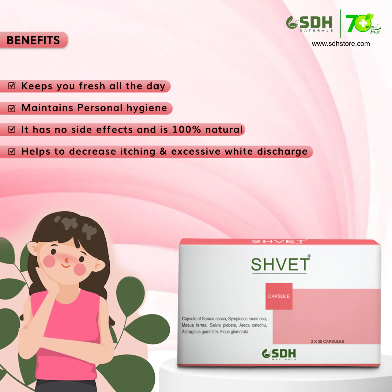 Shvet Capsule - Best Women Wellness Supplement - Image 4