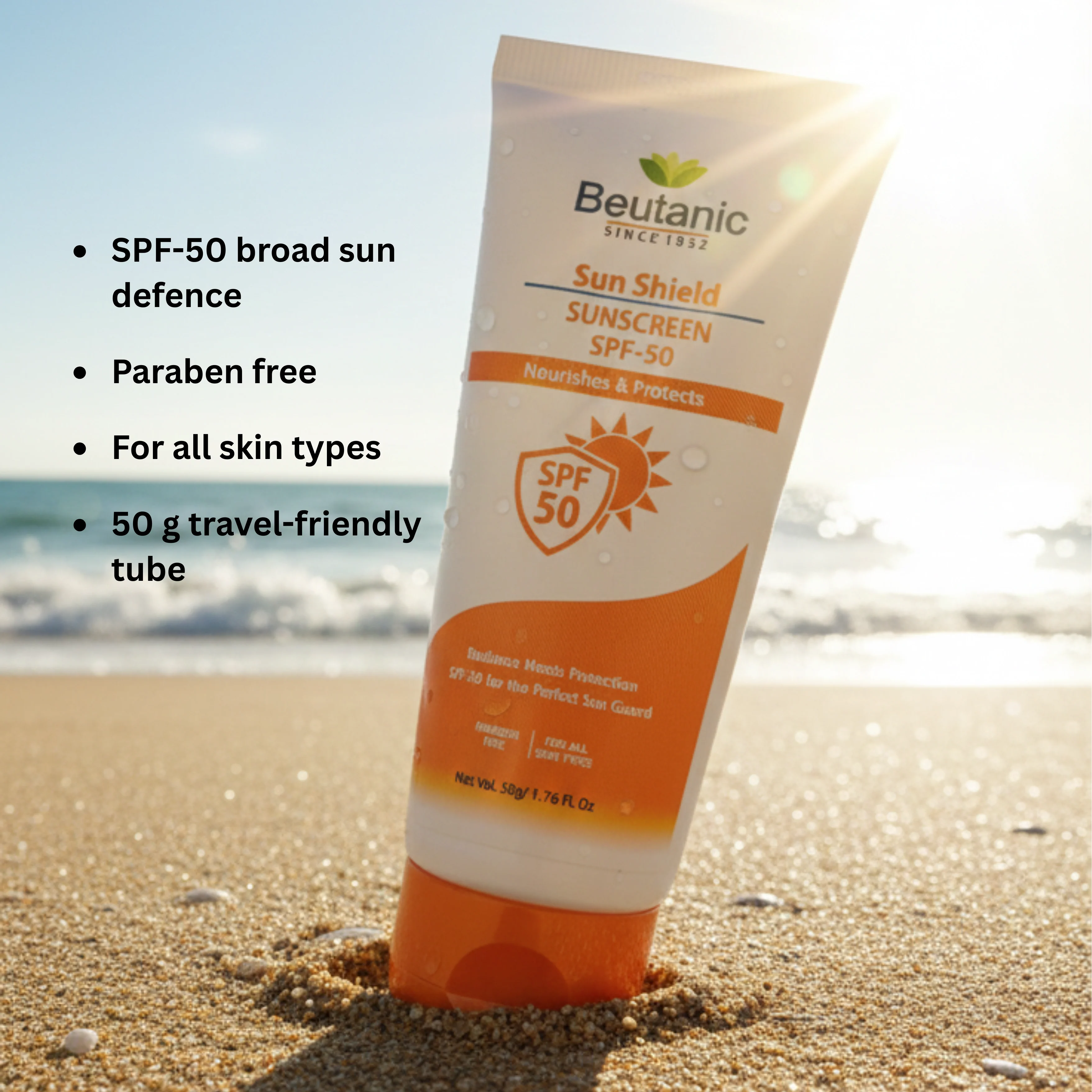Sun Shield Sunscreen SPF-50 (pack of 2) - Image 3